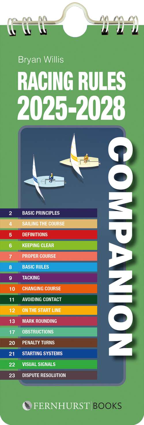 Book cover of Racing Rules Companion 2025-2028 (Practical Companions)