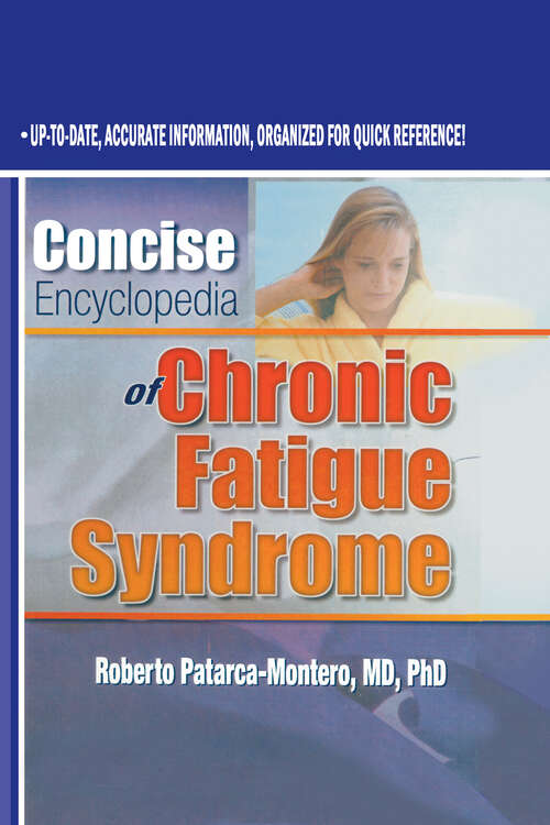 Book cover of Concise Encyclopedia of Chronic Fatigue Syndrome
