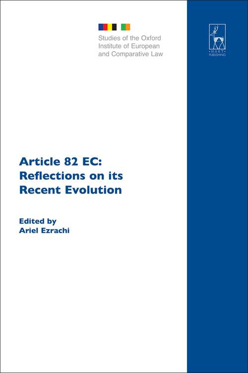 Book cover of Article 82 EC: Reflections on its Recent Evolution (Studies of the Oxford Institute of European and Comparative Law)