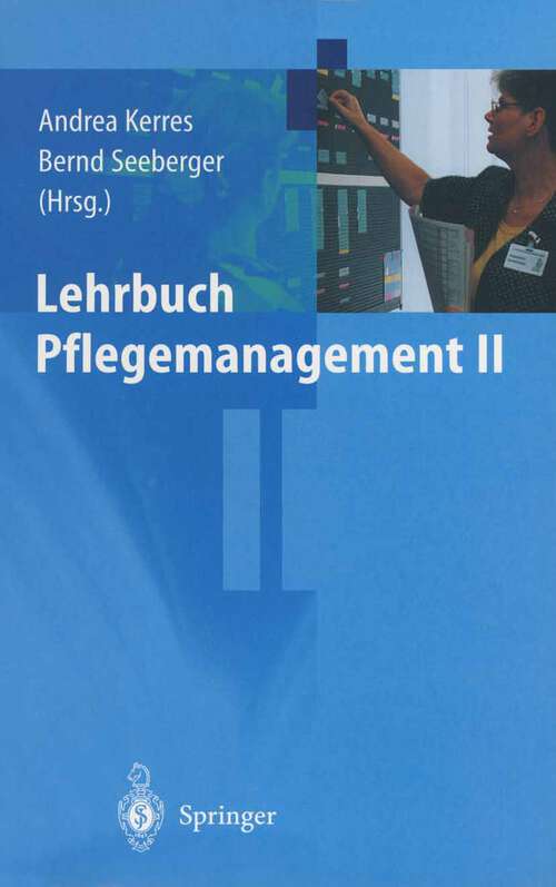 Book cover of Lehrbuch Pflegemanagement II (2001)