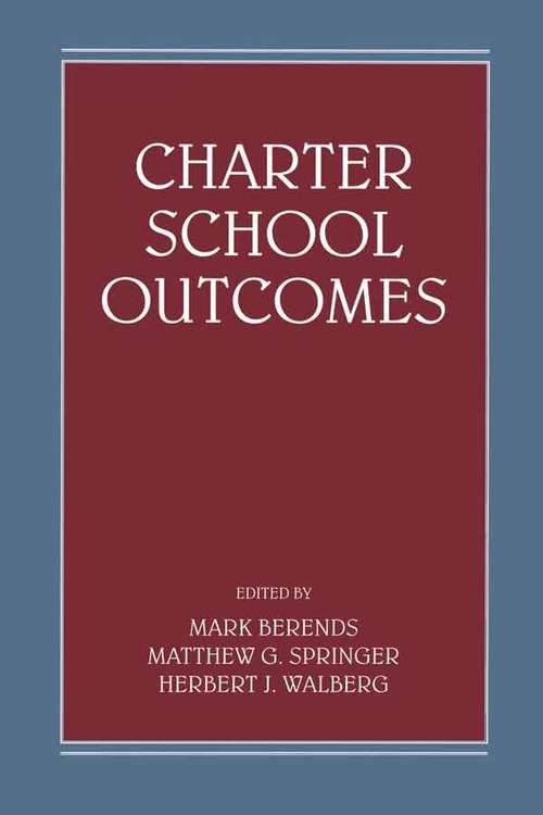 Book cover of Charter School Outcomes