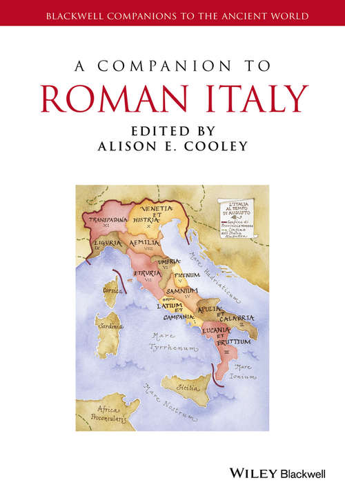 Book cover of A Companion to Roman Italy (Blackwell Companions to the Ancient World #125)