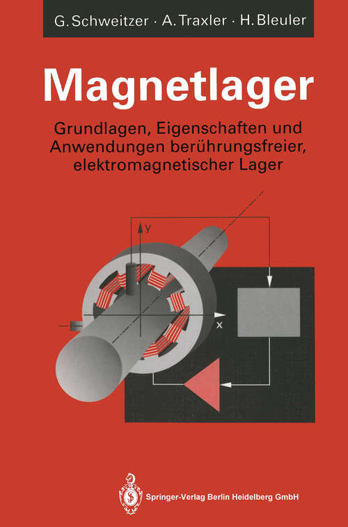 Book cover of Magnetlager: Grundlagen, Eigenschaften und Anwendungen berührungsfreier, elektromagnetischer Lager (1993)