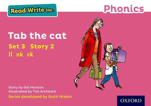 Book cover of Read Write Inc. Phonics: Pink Set 3 Storybook 2 Tab the Cat