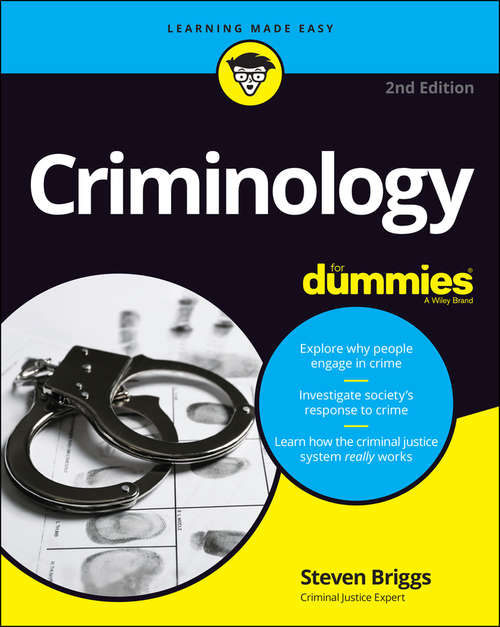 Book cover of Criminology For Dummies (2)