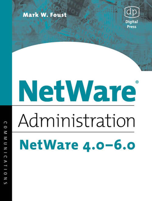 Book cover of NetWare Administration: NetWare 4.0-6.0