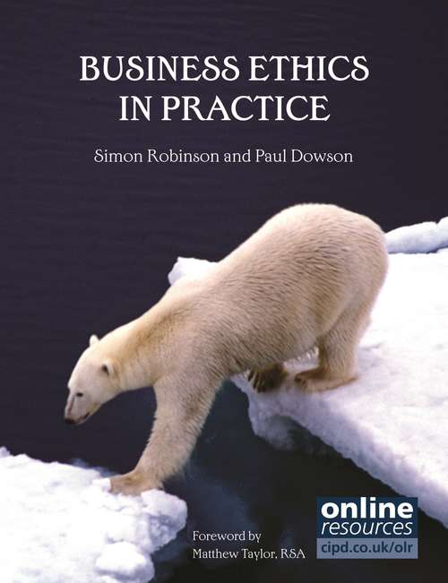 Book cover of Business Ethics in Practice