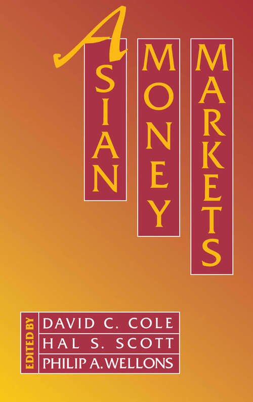 Book cover of Asian Money Markets