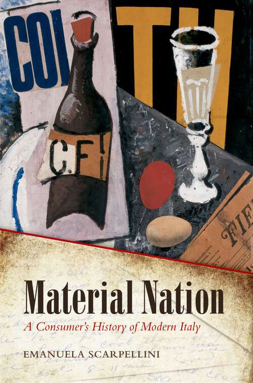 Book cover of Material Nation: A Consumer's History of Modern Italy