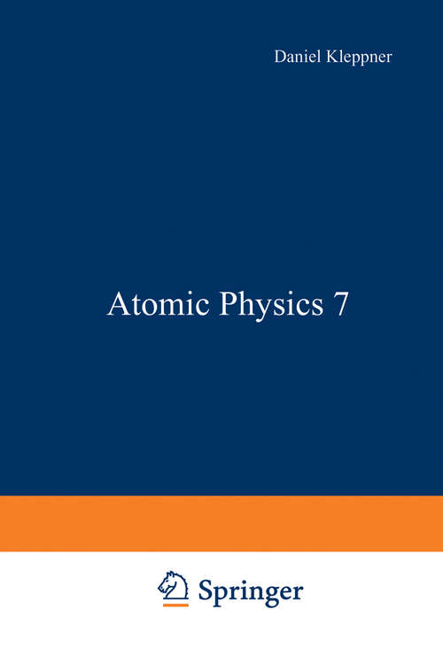 Book cover of Atomic Physics 7 (1981)