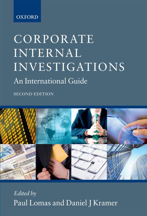 Book cover of Corporate Internal Investigations: An International Guide