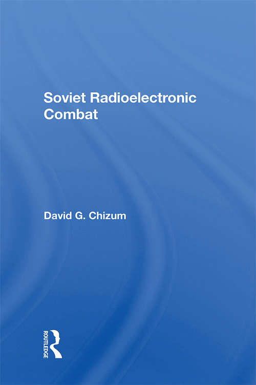 Book cover of Soviet Radioelectronic Combat