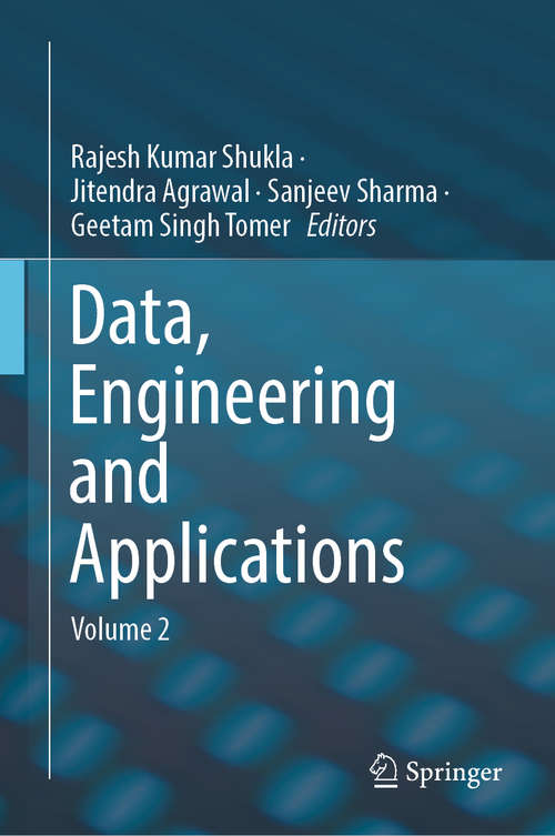 Book cover of Data, Engineering and Applications: Volume 2 (1st ed. 2019)