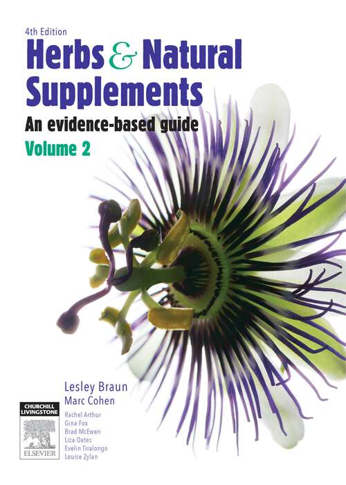 Book cover of Herbs and Natural Supplements, Volume 2: An Evidence-Based Guide (4)