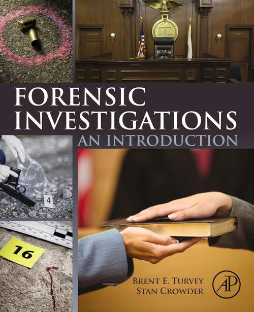 Book cover of Forensic Investigations: An Introduction