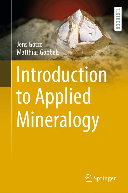 Book cover of Introduction to Applied Mineralogy (1st ed. 2023)