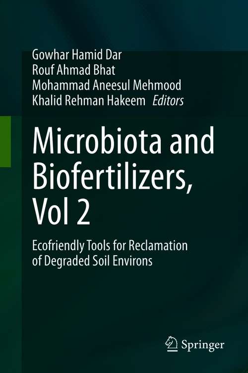 Book cover of Microbiota and Biofertilizers, Vol 2: Ecofriendly Tools for Reclamation of Degraded Soil Environs (1st ed. 2021)