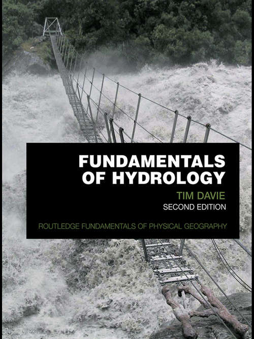 Book cover of Fundamentals of Hydrology