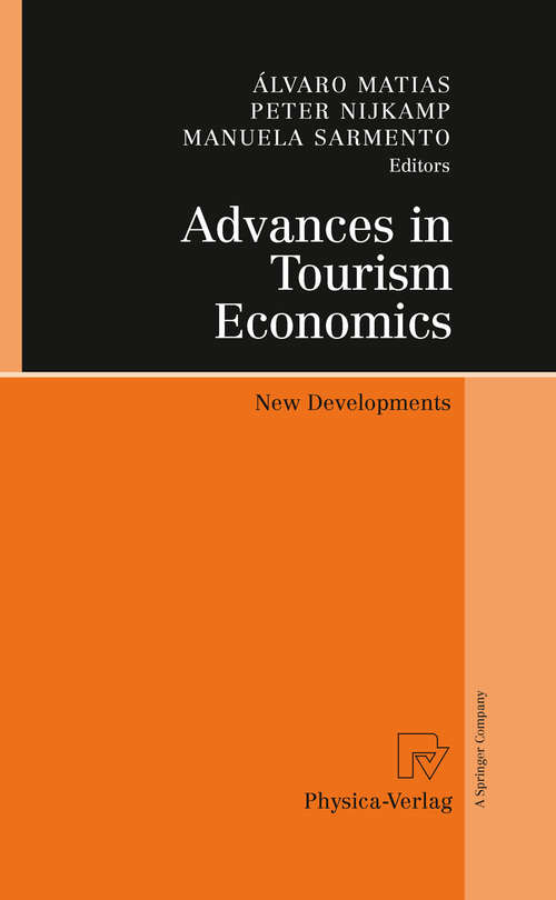 Book cover of Advances in Tourism Economics: New Developments (2009)