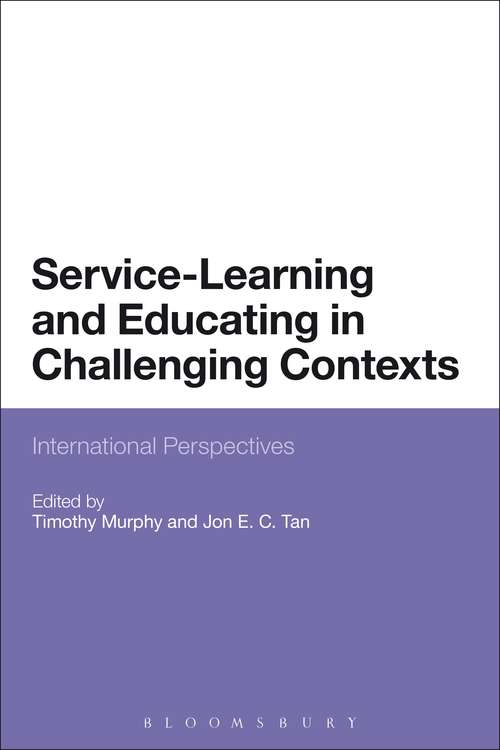 Book cover of Service-Learning and Educating in Challenging Contexts: International Perspectives