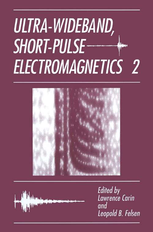 Book cover of Ultra-Wideband, Short-Pulse Electromagnetics 2 (1995)