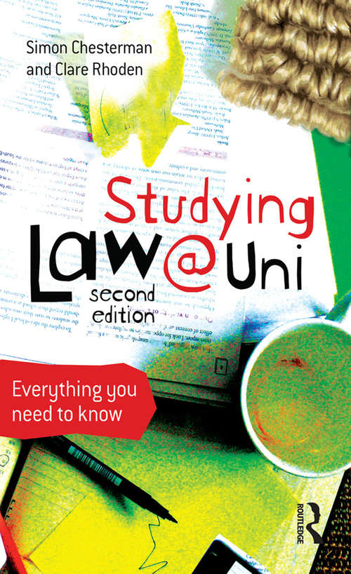 Book cover of Studying Law at University: Everything you need to know (2)
