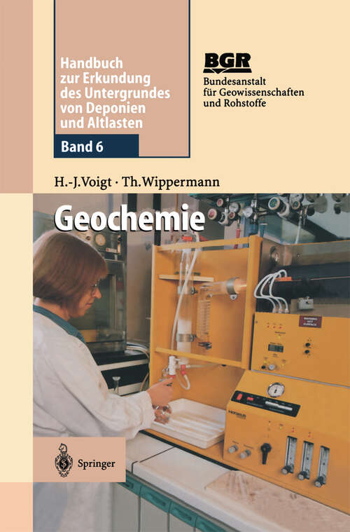 Book cover of Geochemie: Band 6: Geochemie (1998)