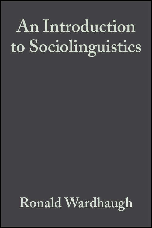 Book cover of An Introduction to Sociolinguistics (5)