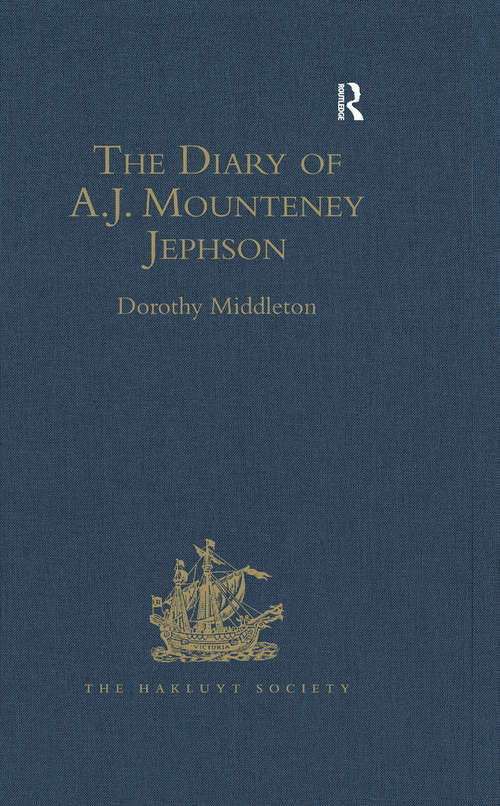 Book cover of The Diary of A.J. Mounteney Jephson: Emin Pasha Relief Expedition, 1887–1889 (Hakluyt Society, Extra Series)