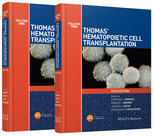 Book cover of Thomas' Hematopoietic Cell Transplantation: Stem Cell Transplantation (5)