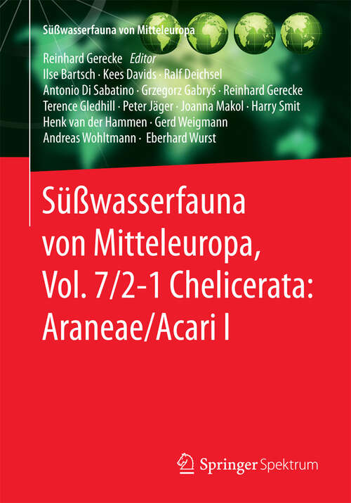 Book cover of Süßwasserfauna von Mitteleuropa, Vol. 7/2-1 Chelicerata: Araneae/Acari I (1. Aufl. 2006) (Süßwasserfauna von Mitteleuropa)