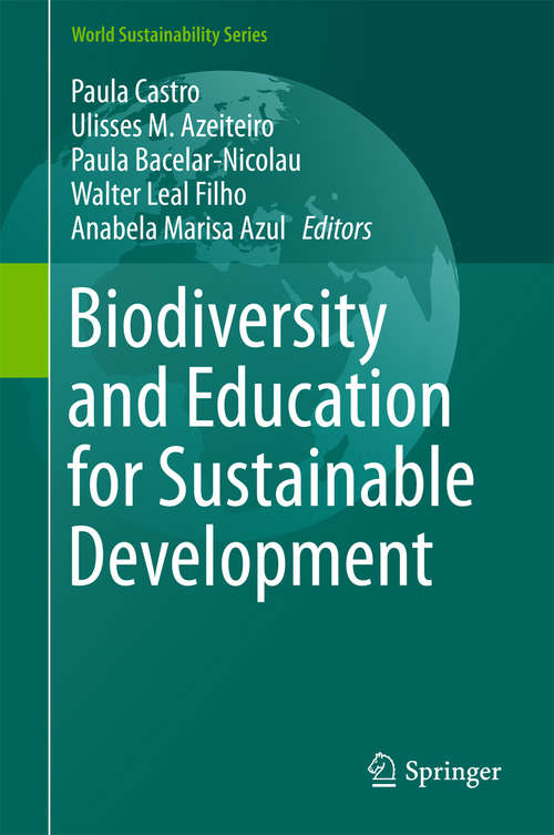 Book cover of Biodiversity and Education for Sustainable Development (1st ed. 2016) (World Sustainability Series)