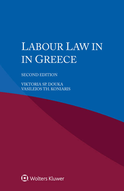 Book cover of Labour Law in Greece (2)