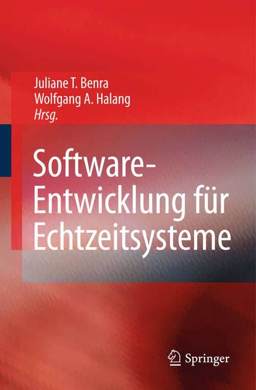 Book cover of Software-Entwicklung für Echtzeitsysteme (2009)