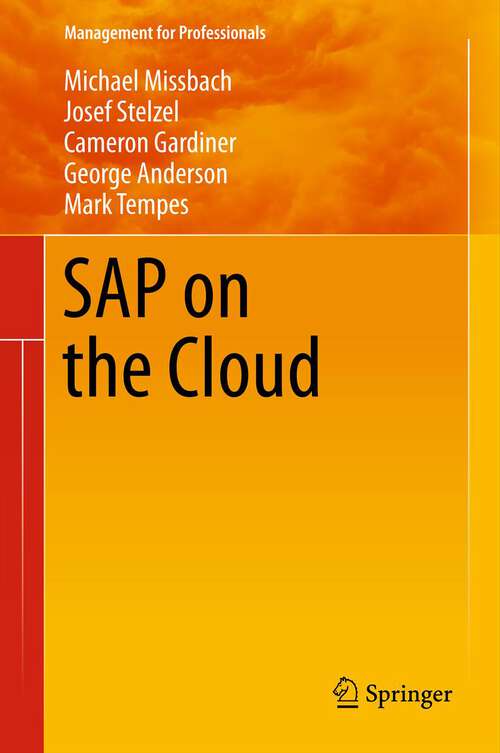 Book cover of SAP on the Cloud (2013) (Management for Professionals)