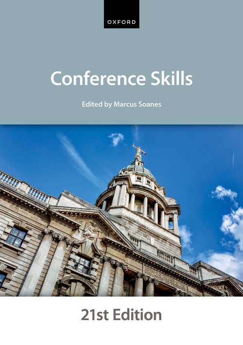 Book cover of Conference Skills (Bar Manuals)