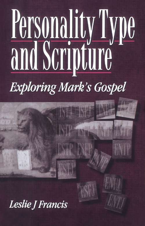 Book cover of Personality Type & Scripture: Mark