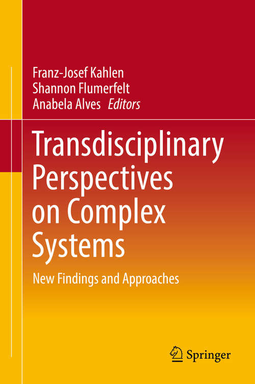 Book cover of Transdisciplinary Perspectives on Complex Systems: New Findings and Approaches