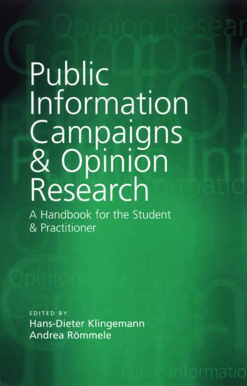 Book cover of Public Information Campaigns and Opinion Research: A Handbook for the Student and Practitioner (PDF)
