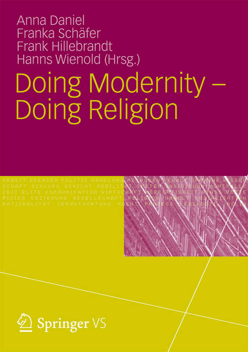 Book cover of Doing Modernity - Doing Religion (2012)