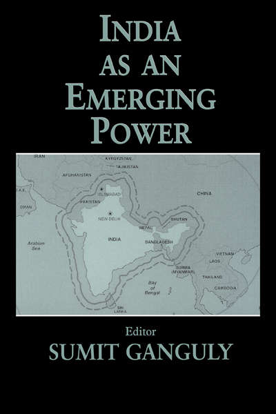 Book cover of India as an Emerging Power