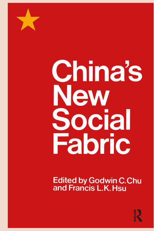 Book cover of China's New Social Fabric