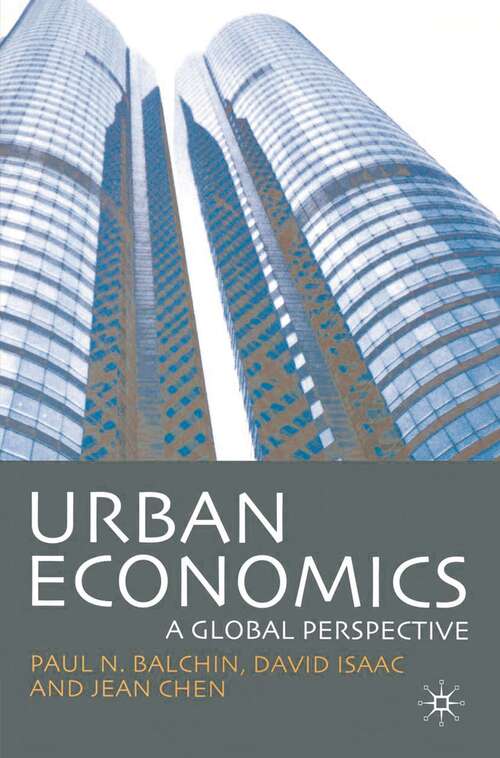 Book cover of Urban Economics: A Global Perspective (1st ed. 2000)