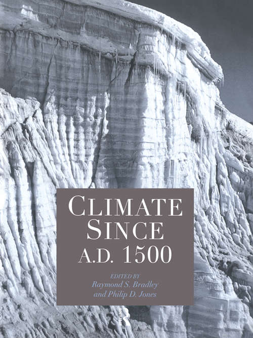 Book cover of Climate since AD 1500