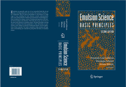 Book cover of Emulsion Science: Basic Principles (2nd ed. 2007)