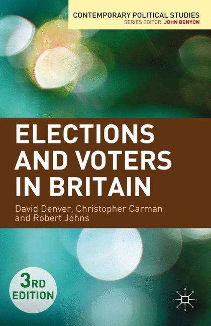 Book cover of Elections And Voters In Britain (PDF)