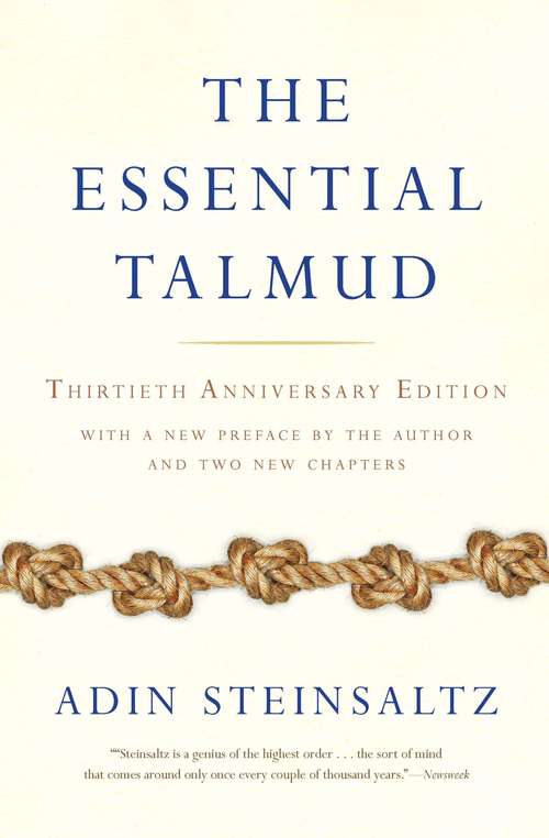 Book cover of The Essential Talmud (30)