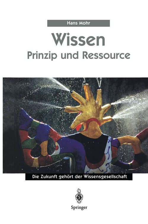 Book cover of Wissen - Prinzip und Ressource (1999)