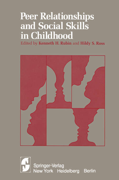 Book cover of Peer Relationships and Social Skills in Childhood (1982)