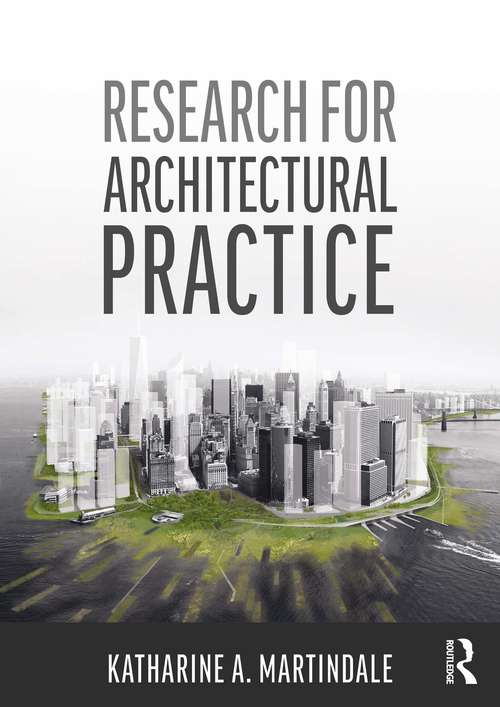 Book cover of Research for Architectural Practice